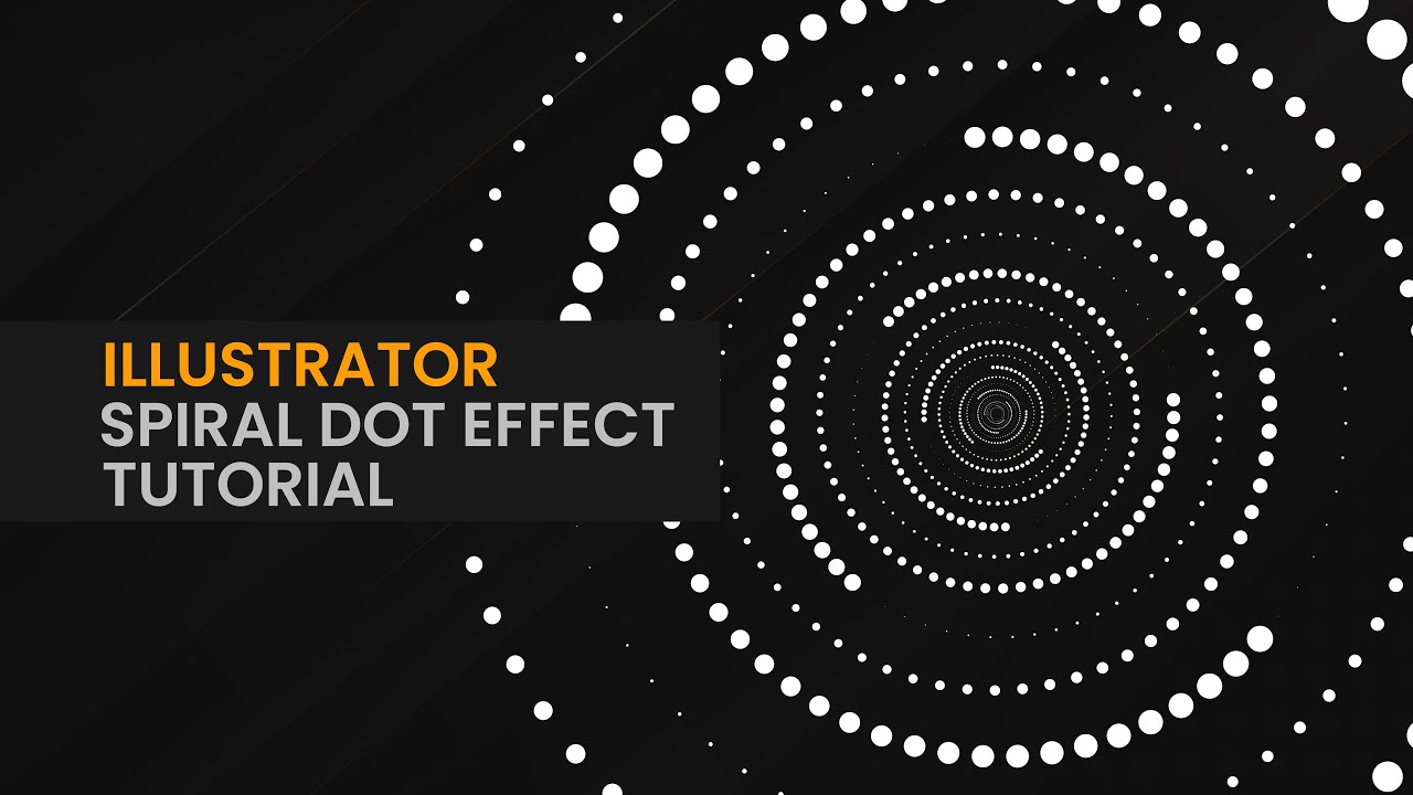 Create Spiral Dot Effect | Adobe Illustrator short Tutorial | Skills UP ...