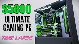 $5800 Ultimate Gaming PC | Time Lapse Build | TechSource