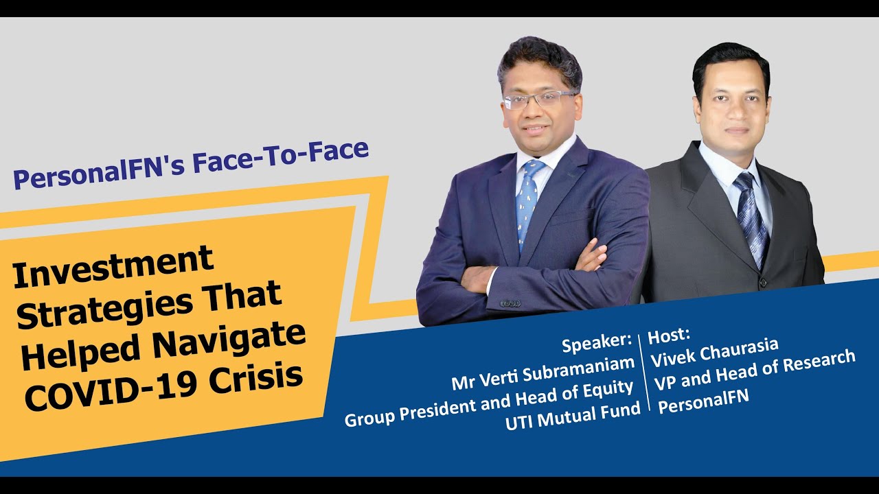 Face to Face with Mr Vetri Subramaniam, Group President and Head of Equity at UTI Mutual Fund