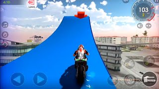 Real Bike Simulator - Bike Stunts Open World - Xtreme Motorbikes Android iOS Gameplay screenshot 4