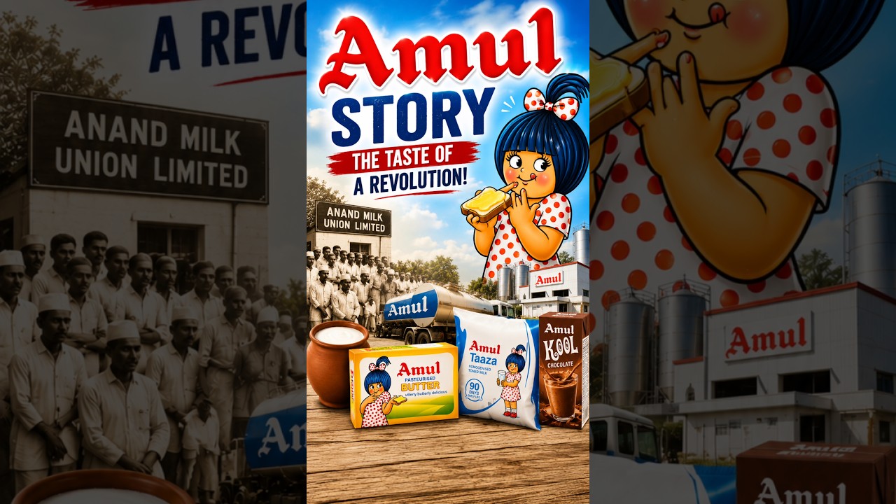 India’s Biggest Dairy Brand. #amul #successstory