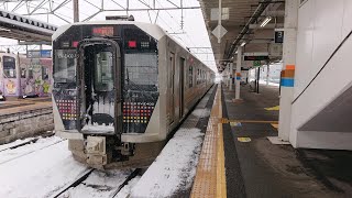 【JR東日本・GV-E400系】磐越西線　 快速　あがの　新潟行　会津若松→新潟　GV E402-15