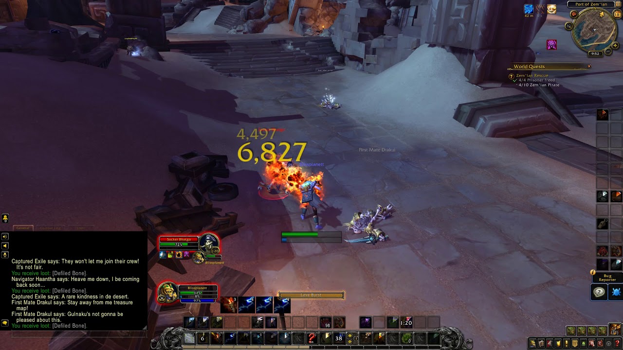 Zem'lan Rescue (Vol'dun World Quest)