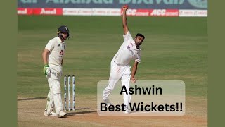 Best Ashwin Wickets | Top 10 Ashwin Wickets | CricketTV