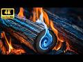 Fireplace Winter Nights Hack: Why This Fire Glow Feels So Comforting | 4K Fireplace (12 Hours)