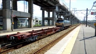 JR貨物 EF66-36号機[吹] 臨時貨物8866レ【全検明けコキ50000形付き】