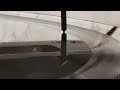 PRESTO 6N RECORD LATHE / CLOSE UP OF THE TUNGSTEN STYLUS  EMBOSSING A GROOVE