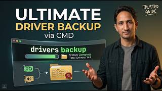 drivers backup using CMD | How to Backup And Restore Drivers Using Command Prompt