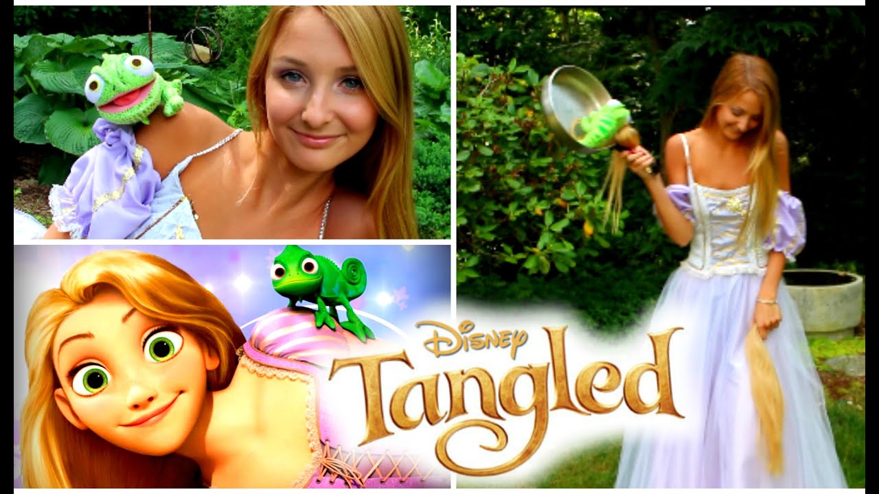 Disneys TANGLED Rapunzel Makeup Tutorial YouTube