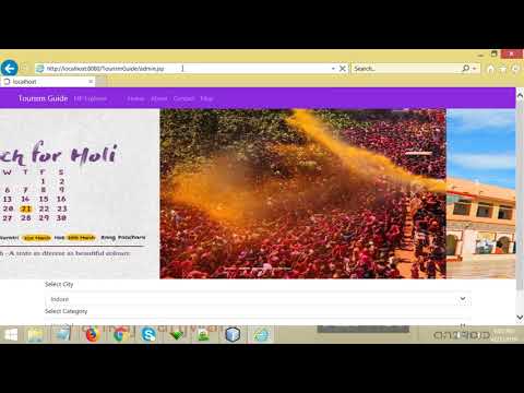 Tourism Guide Project JSP Servlet  |  By Pankaj Panjwani
