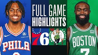 Philadelphia 76ers vs. Boston Celtics Game Highlights | February 27, 2024 NBA Season