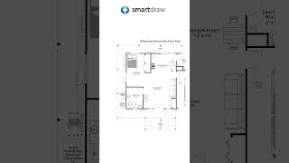 Wheelchair Accessible Floor Plan #ada #wheelchairlife #nursinghome