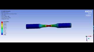 Tensile testing simulation