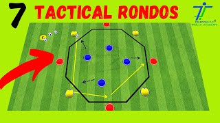 📌Best Soccer Rondo Drills -  7 Tactical Rondo Drills