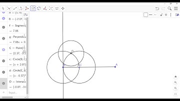 Trisection of a 90 degree angle in GeoGebra