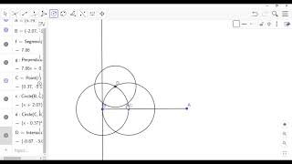 Trisection of a 90 degree angle in GeoGebra