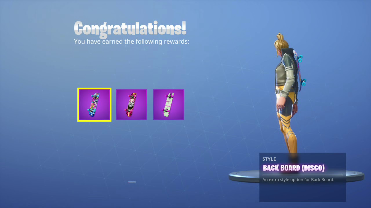 Unlocking The New Back Board Disco,Drift and Kevin Style in Fortnite