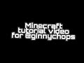 Minecraft tutorial for ginnychops