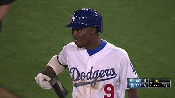 DET@LAD: Gordon hits an RBI single to tie game in 9th
