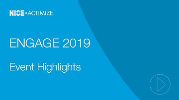 NICE Actimize ENGAGE 2019
