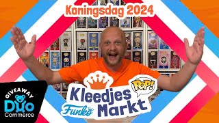 FUNKO POP SHOPLOG | Unboxing Mystery Box | DUO Commerce | Vrijmark Koningsdag 2024 - Giveaway Alert!