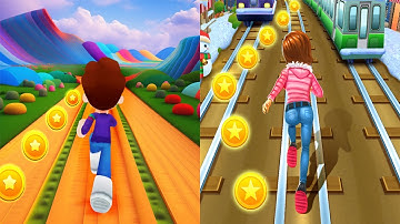 Subway Princess Runner vs Kooply Run | Best All Levels Gameplay | Android & iOS (Part 2)