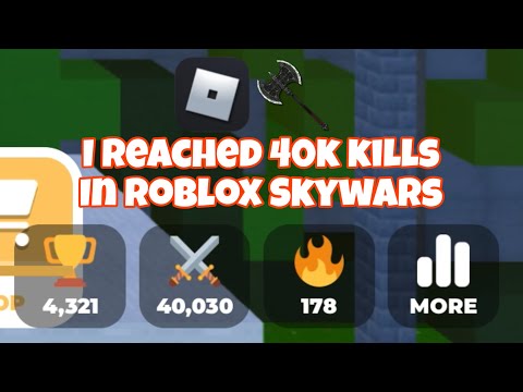I Reached 40k Kills in Roblox Skywars (Squads #11)