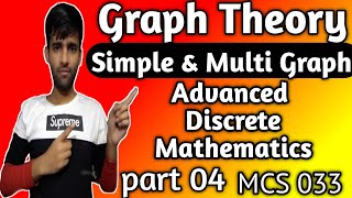 part-4|simple,multi graph graph theory in Advance Discrete Mathematics in hindi|graph theory|mcs33