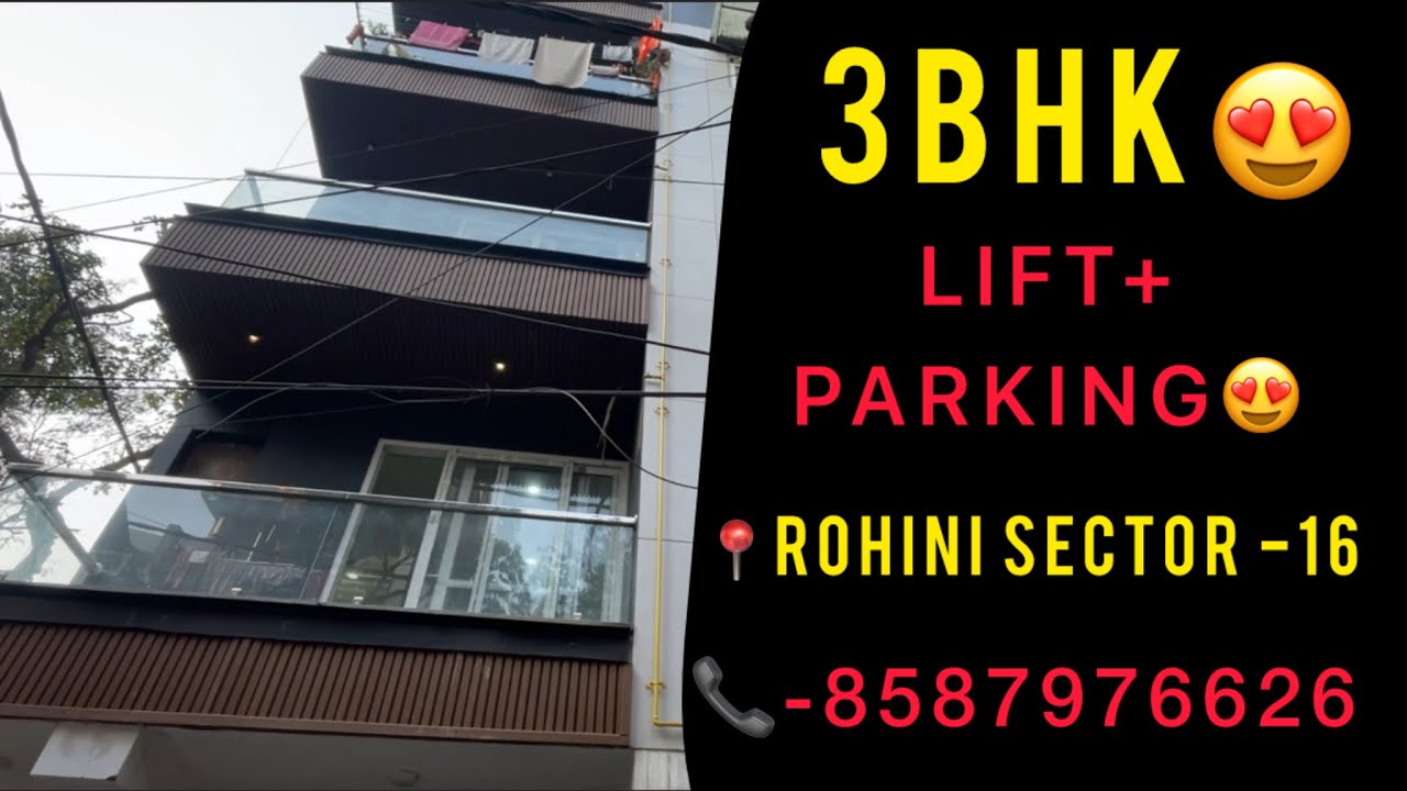3BHK😍BRAND NEW LIFT+PARKING BUILDER FLOOR IN ROHINi / ROHINI PROPERTIES #youtubeshorts #shorts 