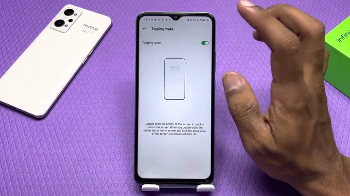 Double tap lock screen in Infinix Note 30 , double tap screen gesture in Infinix Note 30