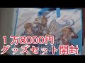 【グラブルフェス】18000円で購入した『入場券付きグッズセット』の中身を開ける動画