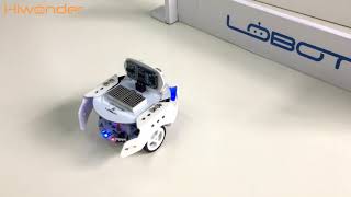 Gameplay 7: Alarming and Stopping While Facing Obstacle | Hiwonder Qbot Pro