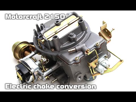 Motorcraft 2150 carburetor automatic electric choke conversion setup Ford V8