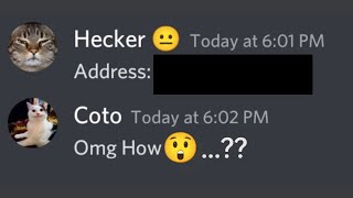 When A Hecker Find Your Address....
