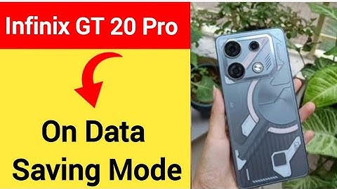 Infinix GT 20 Pro 5G me data saving mode kaise karen, how to on data saving mode