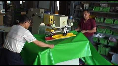 高週波帆布熔接機 High Frequency Canvas Welding Machine (WE100B)