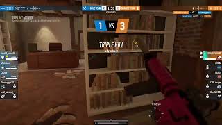Mozzie 4K that clutched the match. Rainbow Six Siege