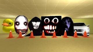 Vehicle, Intruder, Scary Face, Grudge, Eyeless and Quack Nextbot | Garry's Mod