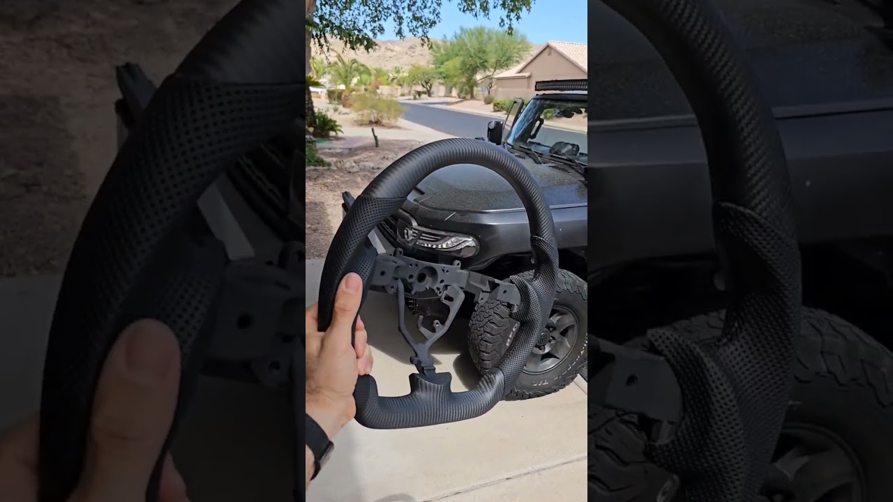 Modified Steering Wheel For Toyota Fj Cruiser