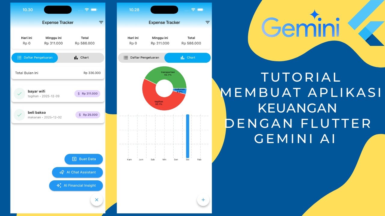 Tutorial Membuat Aplikasi Keuangan dengan Flutter Gemini AI