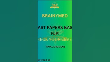 PAST papers base FLP! Attempt to check your level! #brainymed #mdcatphysics #mdcatmcqs #mdcatflp