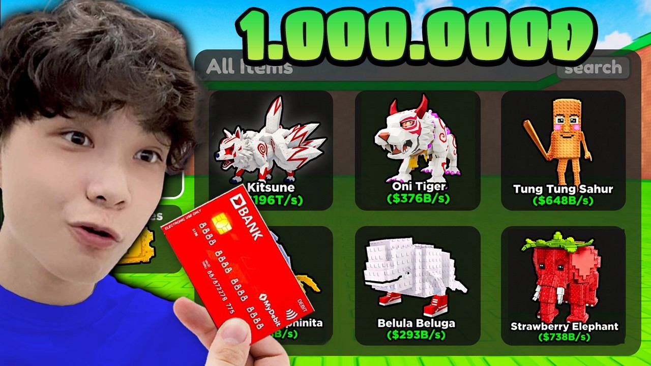 TÔI Đăng Nhập ACCOUNT 10K VS 10000K XỊN NHẤT Trong STEAL AN EGG !! | Roblox
