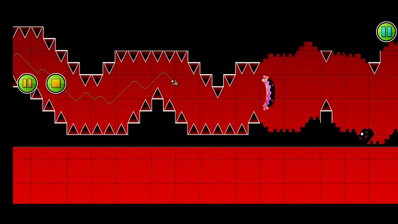 My geometry dash level (work in progress) - YouTube
