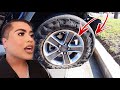 MY TIRE EXPLODED ON THE FREEWAY!!