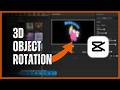 How to Rotate Objects in 3D in CapCut PC | Player 3 Effect Tutorial