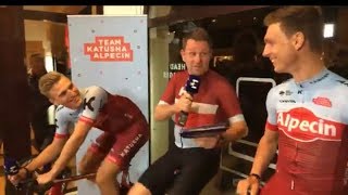 Interview mit Marcel Kittel und Tony Martin