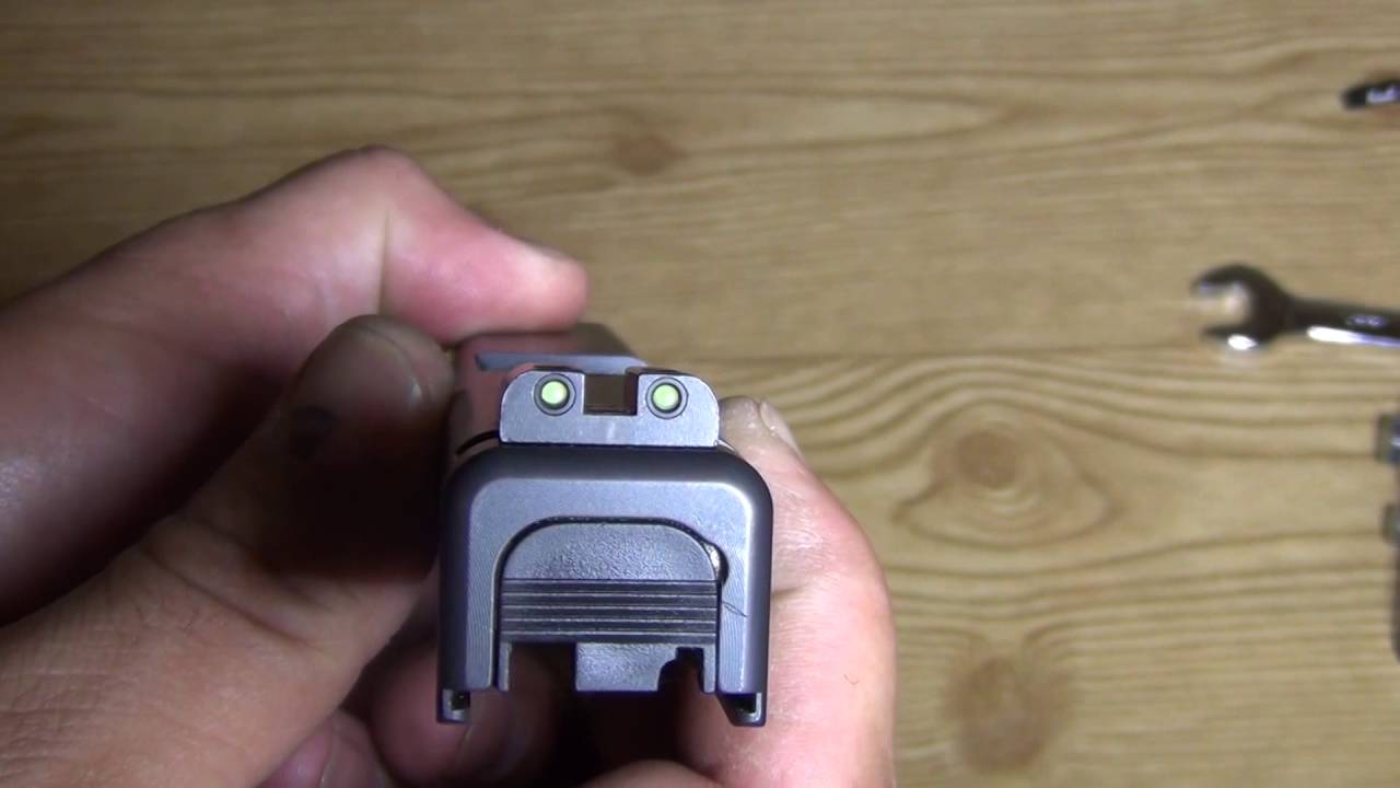 EASY GLOCK NIGHTSIGHT INSTALL