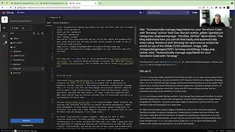GitLab 14.2 - Preview Markdown live while editing