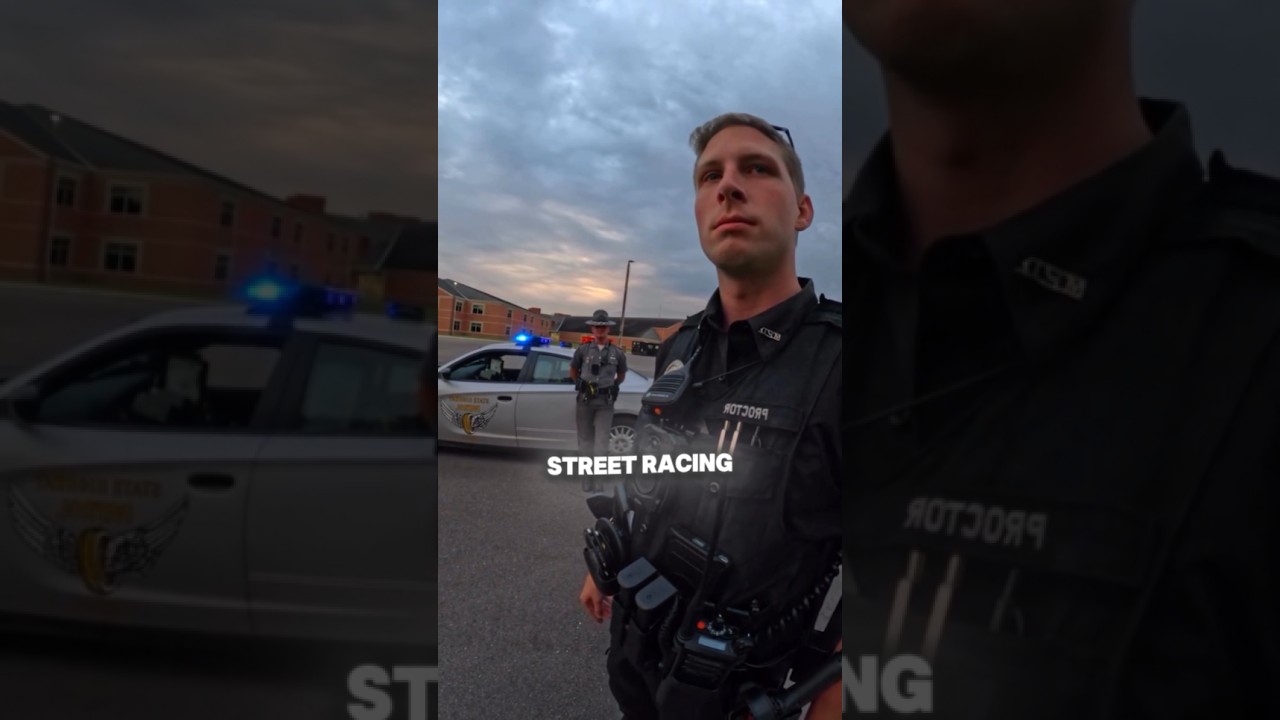 Biker got caught doing wheelies in an EMPTY lot, but the cop liked his bike! 😂🔥 #cops #bike