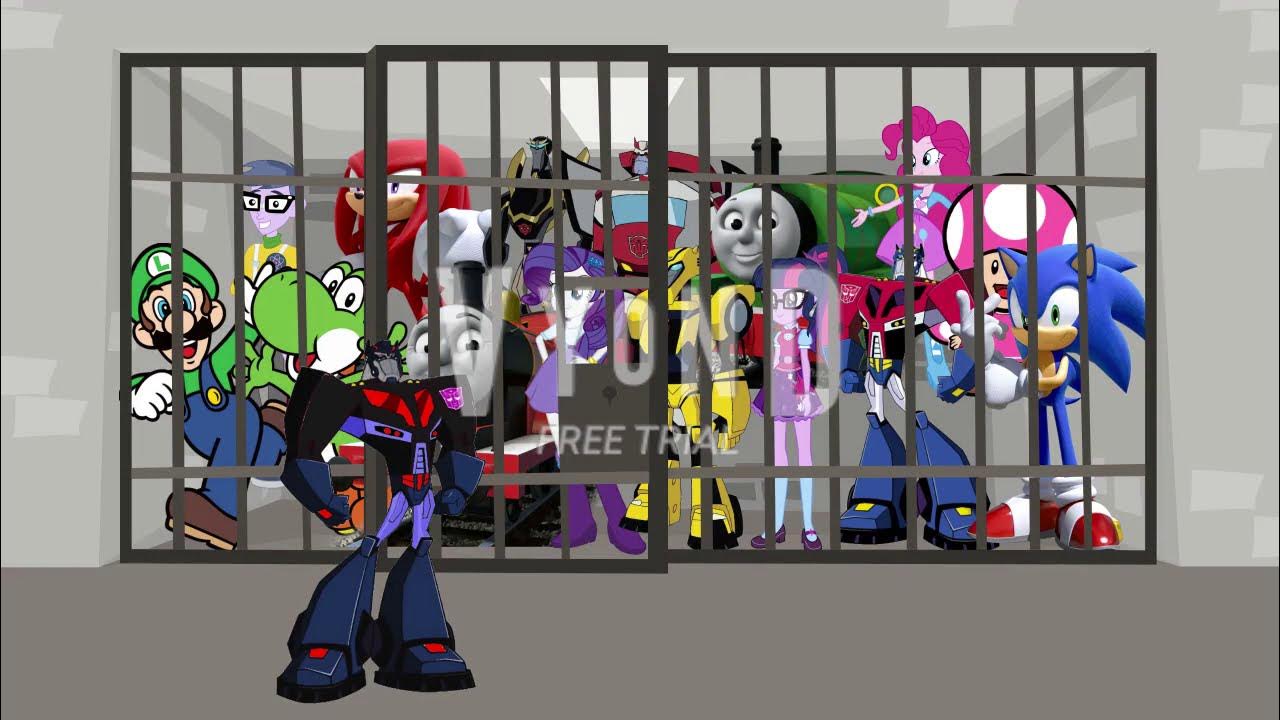 Dark Optimus Prime Traps People And Gets Grounded YouTube